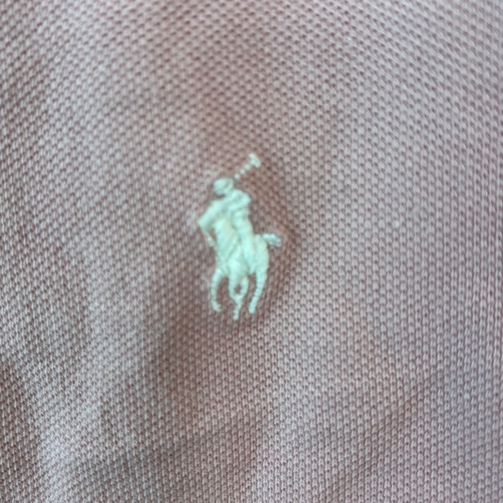 Polo Ralph Lauren pink embroidered polo shirt girls size XL 16 - Picture 7 of 7